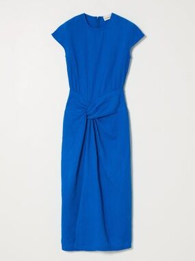 ATELIER DELPHINE SARTRE DRESS IN CRINKLED COTTON GAUZE